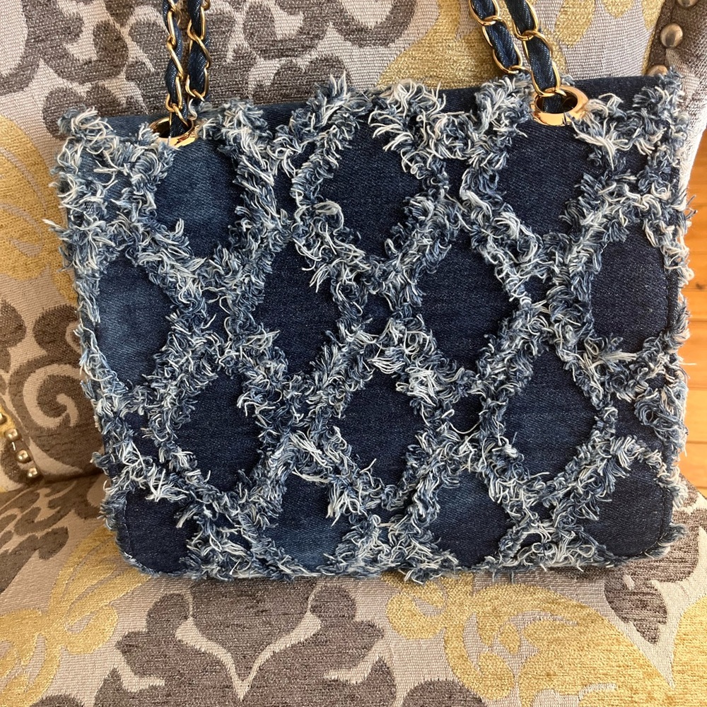Denim Patchwork Crossbody - image 2